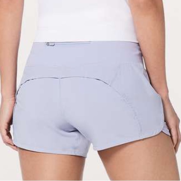 Lululemon Run Times Shorts II *4" Speed Up Size 8 Berry Mist Running Exercise - Picture 6 of 14
